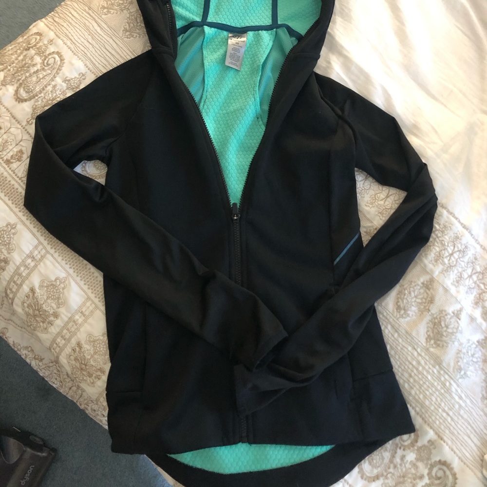 Champion workout zip up with hood